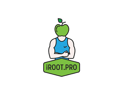 Logo for healthy lifestyle blogger icon identity logo vector