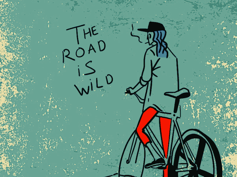 The Road abstract animation art character concept creature design gif gif animated gif animation icon illustration logo nature painting typography ui ux vector website