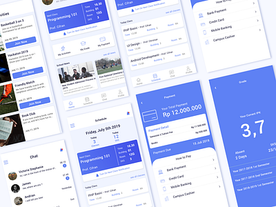 Campus Blue Mobile App android android app campus class ios maps mobile app mobile app design school tuition ui ux design uidesign