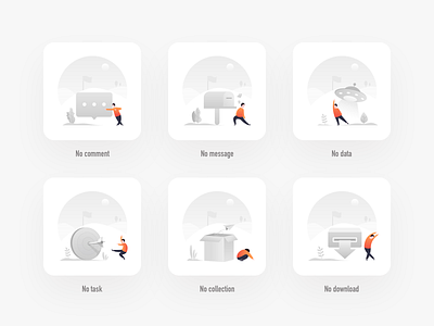 Empty page color design dribbble hello icon illustration ui