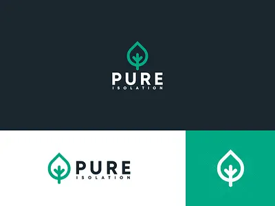 Leaf logo concept abstract branding design icon leaf logo logotype mark ui ux vector