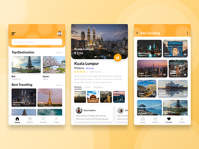Apps Travelling app design design exploration mobile app design mobile ui travellers travelling ui ui design