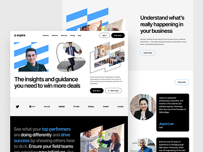 EXPIRA - Marketing Tool Landing Page best web design graphic graphic design header hero homepage interface landing page marketing marketing site marketing tool seo software ui visual web design website
