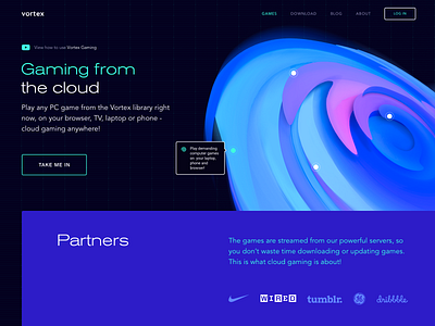 Gaming from the Cloud Redesign Experiment cloud game gaming website