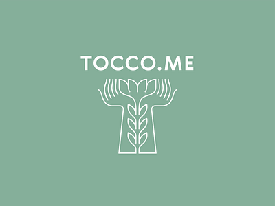 TOCCO.ME branding cosmetics eco elegant flower hands logo sophisticated t touch