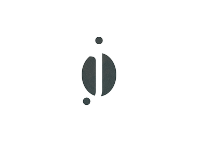 J + Coffee Bean Logo brand brand identity coffee coffee bean geometric j logo minimal