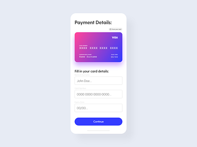 Form - DailyUI - 082 card card details checkout checkout page credit card daily dailyui dailyui 082 experience form interaction interface ixd payment payment details payment form ui uiux user ux