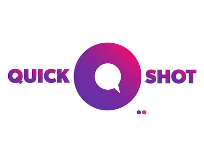Quick Shot - The Best Camera App Available branding dailylogochallenge design design agency icon identity illustration illustrator ios lettering logo minimal mobile photoshop type typography vector web website