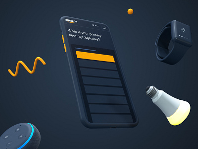 Amazon Smart Home amazon c4d casestudy design iot platform product product design render retail smart home ui ux web design website