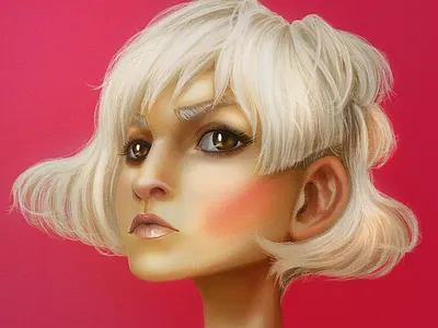 WOMAN ART 01 illustration pretty