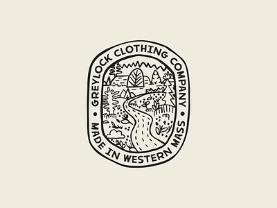 Greylock Clothing Company Forest Apparel Badge badge berkshires branding clothing forrest illustration ma organic outdoors shirt