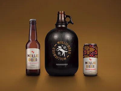 Mollibeer Family beer beer art beer branding beer can beer label branding packaging