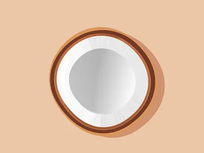Coconut illustration adobe illustrator coconut design digital art icon illustration illustrator vector