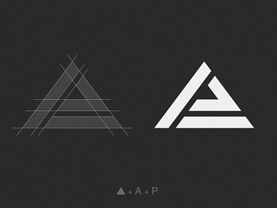Arrojado Productions | Grid Structure brand design flat graphic design logo logo design logodesign logomark logotype mark minimalist monogram monogram logo photography photostudio symbol vector