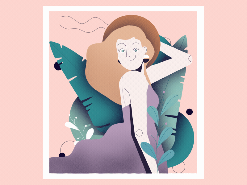 Hey, Sister! 2danimation aftereffects animation birthday character cycle gif girl illustration loop motion motiongraphics