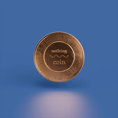 Nothing coin 3d animation c4d coin design motion graphics nothing coin redshift render