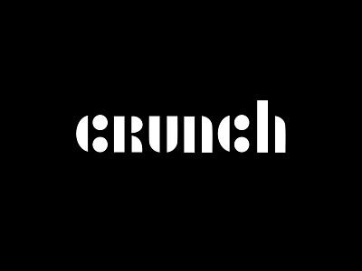 Crunch animal black branding calligraphy crunch design font graphic identity illustration letter lettering line logo logotype mark marks monogram symbol typography