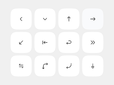 Arrows | Slick Icons Set arrow pack back chevron down feed figma icons forward icon pack icon set u turn up