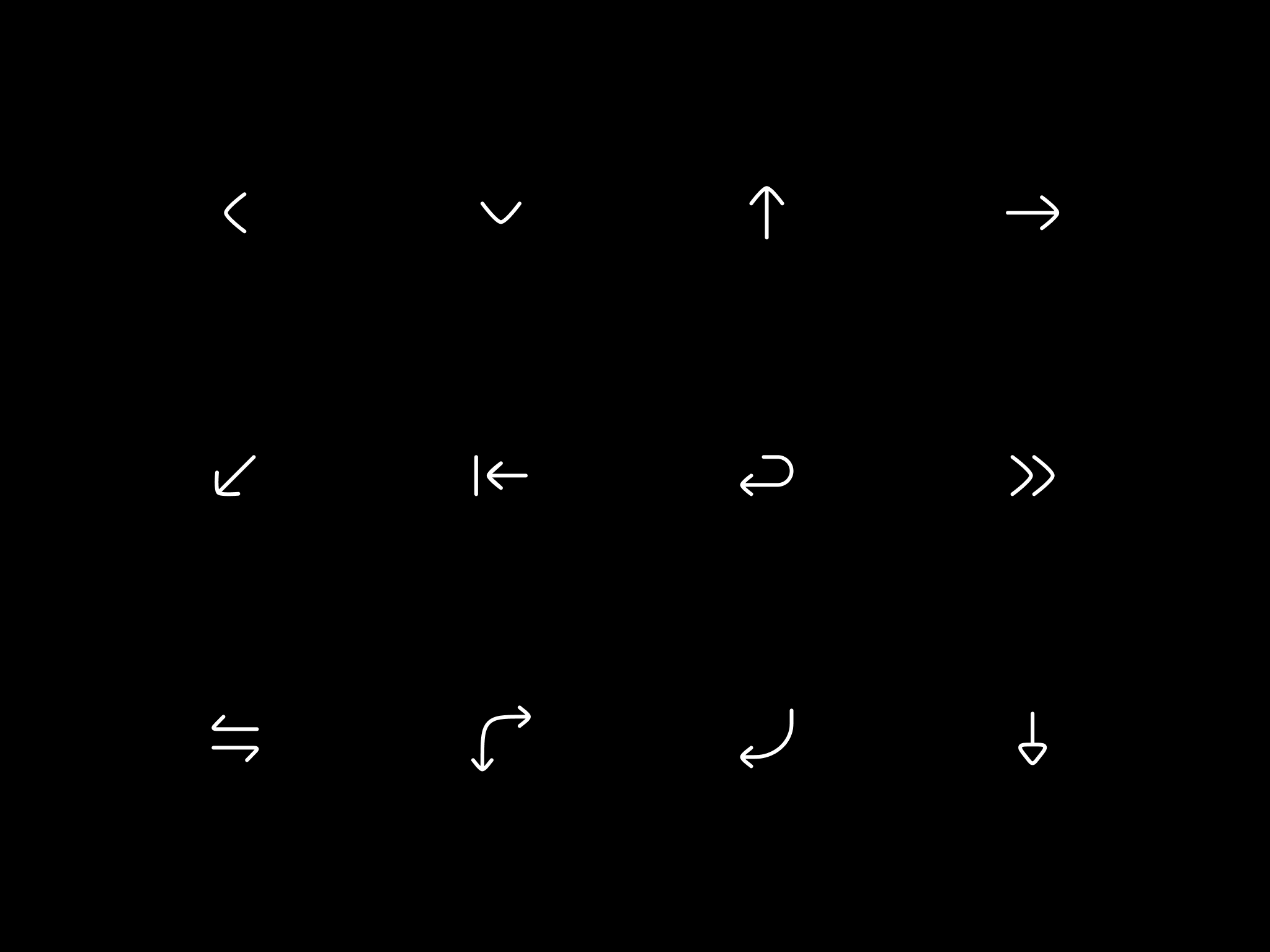 Arrows Slick Icons Set by Hugeicons on Dribbble