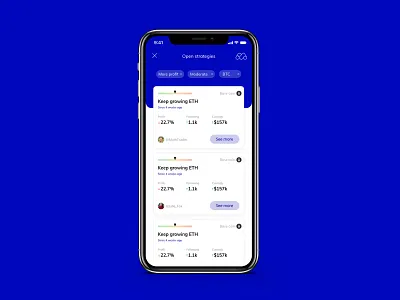 Open crypto strategies app branding clean design icon illustration minimal typography ui ux vector web