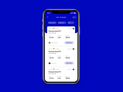 Open crypto strategies app branding clean design icon illustration minimal typography ui ux vector web