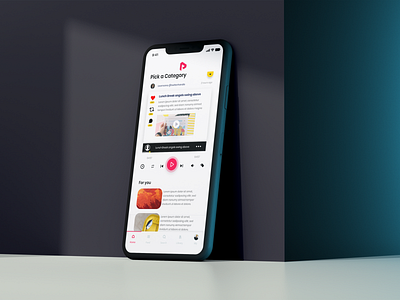 News Reader Concept ui ux