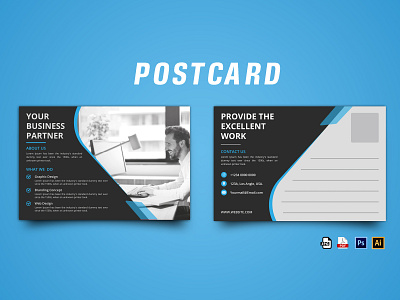 Post Card advert advertisement editable elegant event fashion flexible model modern pamphlet photo photography postcard print ready professional promotion service shooting studio template