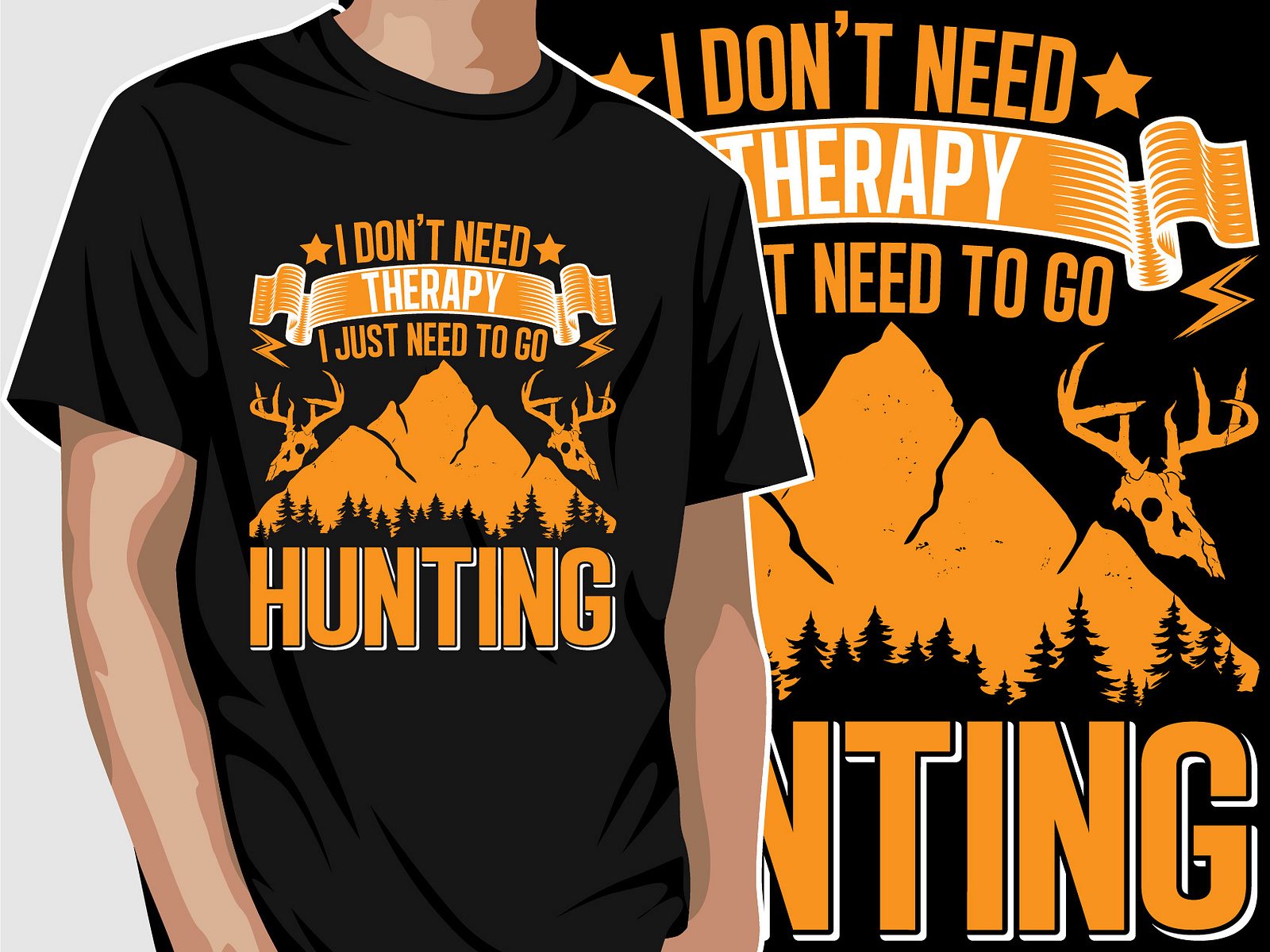 Hunting T-Shirt Design by mdsakibgd on Dribbble