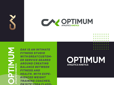 Optimum logo design brand branding design fitness logo green logo illistration logo logodesign logos modern logo optimum physical fitness vector