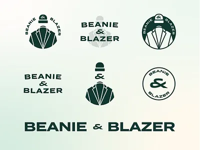 Beanie & Blazer Primary and Complimentary Marks branding logo