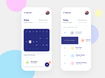 Task Manager App Concept app clean management app management tool minimal project management statistics tasks team timeline ui
