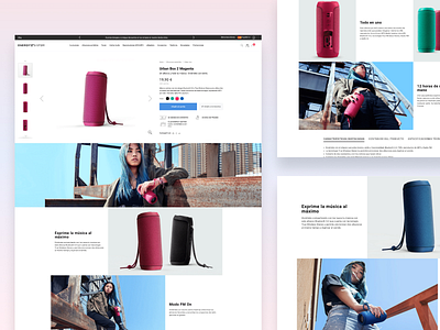 Energy Sistem Product Page devopensource e commerce ecommerce ecommerce design ecommerce shop energy sistem sound ui uidesign ux uxdesign