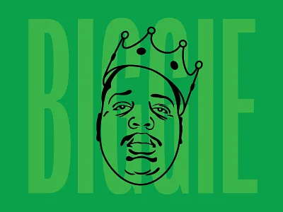 Biggie big biggie smalls illustration notorious rap vector