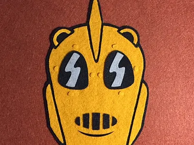Rocketeer felt piece crafting design felt rocketeer