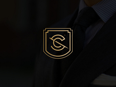 Collar & Cuff Brand Mark brand brand design branding design elegant gentlemen gold logo man mark suits symbol typography vector
