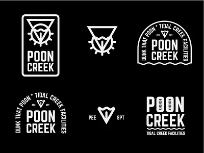 Poon Creek beer branding branding branding and identity brewery brewery logo craft beer design graphic design logo logo design typography vector