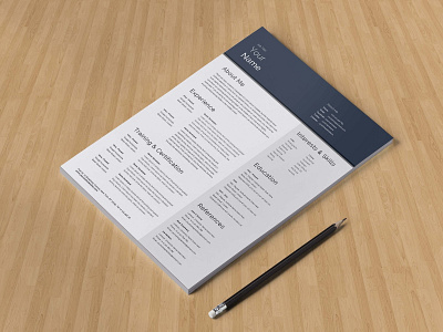 Free General Resume Template for Job Seeker design doc free resource free resume free resume template freebie freebies resume resume template
