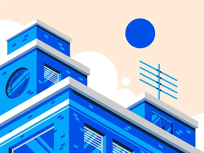 Look Up branding building design illustration illustrator isometric vector