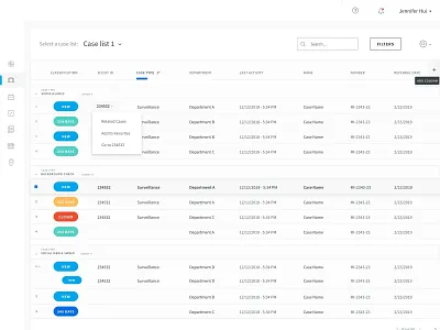 Table Design ui user interface design