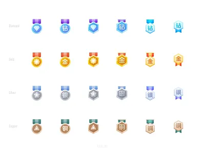 Medals icon medals ranking ui