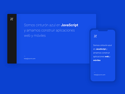 Z space blue brand branding design mobile peru ui web webdesign zurvin