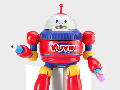 ROBOT 3d c4d character octane people render robot vector