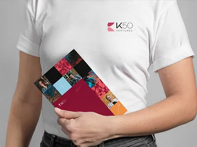 K50 Ventures Swag brand identity branddesign branding c42d design identity logo notebook shirt swag venture capital