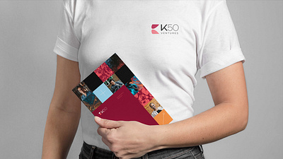 K50 Ventures Swag brand identity branddesign branding c42d design identity logo notebook shirt swag venture capital