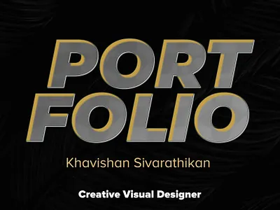 Portfolio -Khavishan Sivarathikan branding graphic design illus illustrator logo photoshop socialmediadesign typography uxdesigner