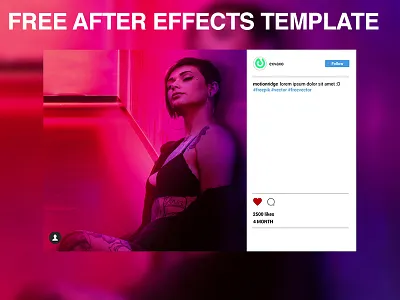Free After Effects Template: Instagram Promo after effect cc 2018 after effect video templates after effects cc after effects project files animation corporate instagram promo promotion promotional template video template