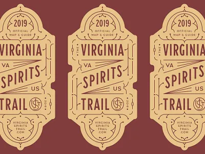 VST Graveyard 06 badge lines linework logo prohibition spirits strokes vintage vst