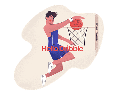 Hello Dribble illustration