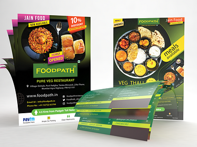 Flyer design and c4d visualization