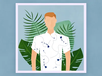 J character flatdesign graphicdesign illustration illustrator photoshop tropical leaves vector vectorillustration